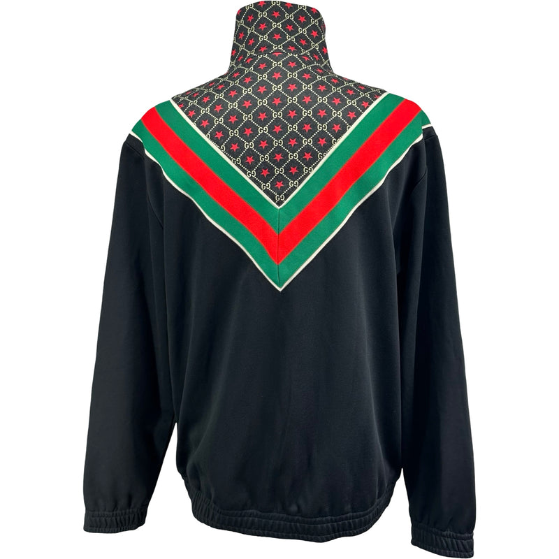 グッチ GUCCI GGスター総柄トラックジャケット 575734 ブラック