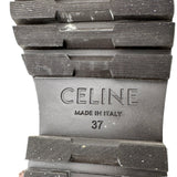 セリーヌ CELINE クレアグラディエータートリオンフサンダル ブラウン レザー レディース サンダル
