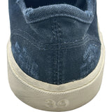 バレンシアガ BALENCIAGA PARIS LOW TOPローカットスニーカー 688754 ネイビー キャンバス メンズ スニーカー
