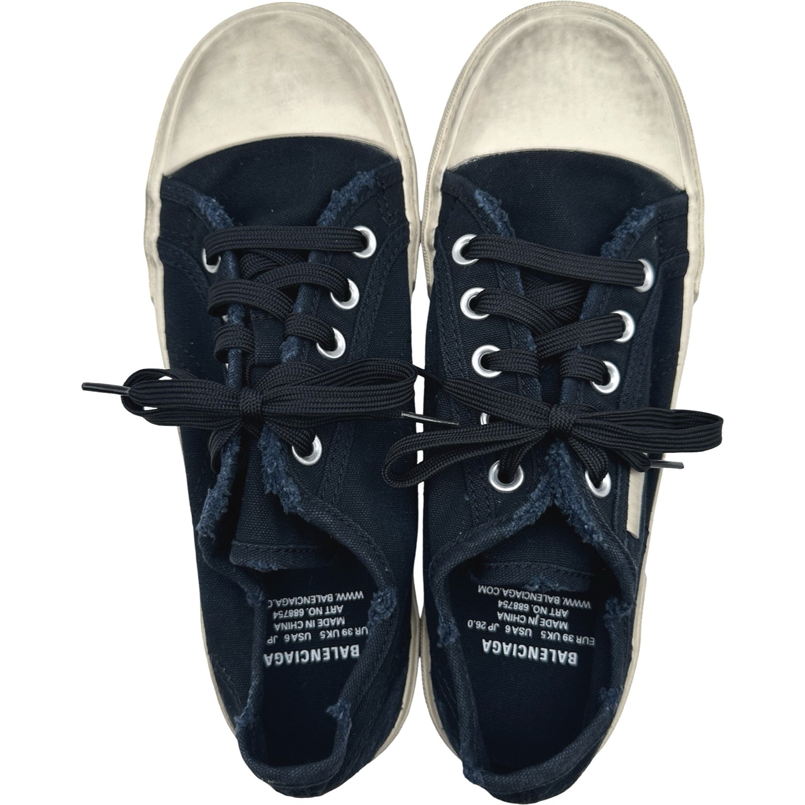 バレンシアガ BALENCIAGA PARIS LOW TOPローカットスニーカー 688754