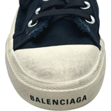 バレンシアガ BALENCIAGA PARIS LOW TOPローカットスニーカー 688754 ネイビー キャンバス メンズ スニーカー