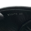 バレンシアガ BALENCIAGA BBロゴメタルプレートフラットサンダル 828478 ブラック レザー メンズ サンダル
