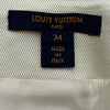 ルイ・ヴィトン LOUIS VUITTON ラメツイードミニスカート FNJU86 ゴールド ナイロン レディース スカート