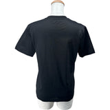 プラダ PRADA 半袖コットンTシャツ DNA976 ブラック コットン レディース 半袖Ｔシャツ