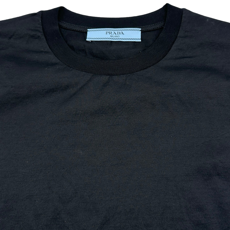 プラダ PRADA 半袖コットンTシャツ DNA976 ブラック コットン