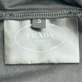 プラダ PRADA 半袖コットンTシャツ DNA976 ブラック コットン レディース 半袖Ｔシャツ