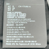 プラダ PRADA 半袖コットンTシャツ DNA976 ブラック コットン レディース 半袖Ｔシャツ
