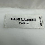 サンローラン SAINT LAURENT 長袖コットンシャツ 638427 ホワイト コットン メンズ 長袖シャツ