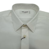 サンローラン SAINT LAURENT 長袖コットンシャツ 638427 ホワイト コットン メンズ 長袖シャツ