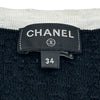 シャネル CHANEL ココマークボタンリブニットワンピース P72078 ブラック コットン レディース ワンピース