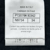 シャネル CHANEL ココマークボタンリブニットワンピース P72078 ブラック コットン レディース ワンピース
