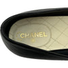 シャネル CHANEL ココマークカメリアパンプス G30255 ブラック レザー レディース パンプス