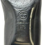 シャネル CHANEL ココマークカメリアパンプス G30255 ブラック レザー レディース パンプス