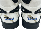 サンローラン SAINT LAURENT レースアップハイカットスニーカー 692317 ホワイト レザー レディース スニーカー