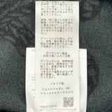 エルメス HERMES 総柄ニットカーディガン 5H2739DQ ブラック カシミヤ レディース カーディガン