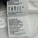 プラダ PRADA トライアングルロゴ 半袖クロップドシャツ P419G ホワイト コットン レディース 半袖シャツ