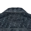 フェンディ FENDI FF総柄デニムジャケット FW0428 ネイビー デニム メンズ デニムジャケット
