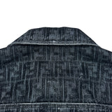 フェンディ FENDI FF総柄デニムジャケット FW0428 ネイビー デニム メンズ デニムジャケット