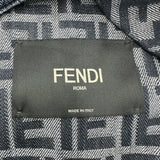 フェンディ FENDI FF総柄デニムジャケット FW0428 ネイビー デニム メンズ デニムジャケット