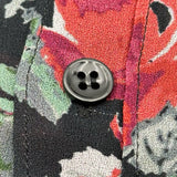 サンローラン SAINT LAURENT フローラル総柄ブラウス 395733 ブラック レーヨン レディース ブラウス