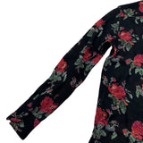 サンローラン SAINT LAURENT フローラル総柄ブラウス 395733 ブラック レーヨン レディース ブラウス