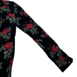 サンローラン SAINT LAURENT フローラル総柄ブラウス 395733 ブラック レーヨン レディース ブラウス