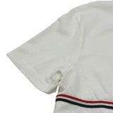 トムブラウン THOM BROWNE トリコロールTシャツ MJS221A-J0058-100 ホワイト コットン レディース 半袖Ｔシャツ