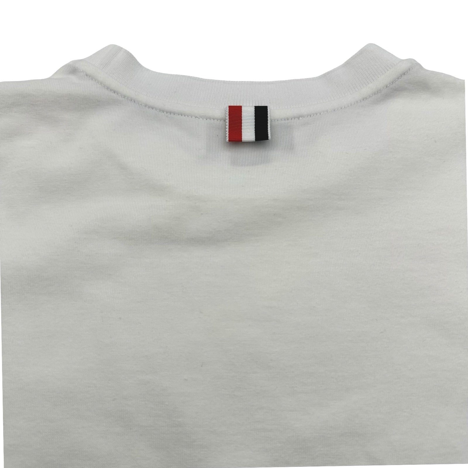 トムブラウン THOM BROWNE トリコロールTシャツ MJS221A-J0058-100
