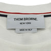 トムブラウン THOM BROWNE トリコロールTシャツ MJS221A-J0058-100 ホワイト コットン レディース 半袖Ｔシャツ