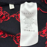 グッチ GUCCI GG総柄ニットセーター 496458 ブラック コットン メンズ セーター
