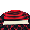グッチ GUCCI GG総柄ニットセーター 496458 ブラック コットン メンズ セーター