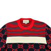 グッチ GUCCI GG総柄ニットセーター 496458 ブラック コットン メンズ セーター