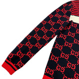 グッチ GUCCI GG総柄ニットセーター 496458 ブラック コットン メンズ セーター