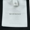 ジバンシィ GIVENCHY ロゴ刺繍Tシャツ BM70YD3002 ブラック コットン メンズ 半袖Ｔシャツ