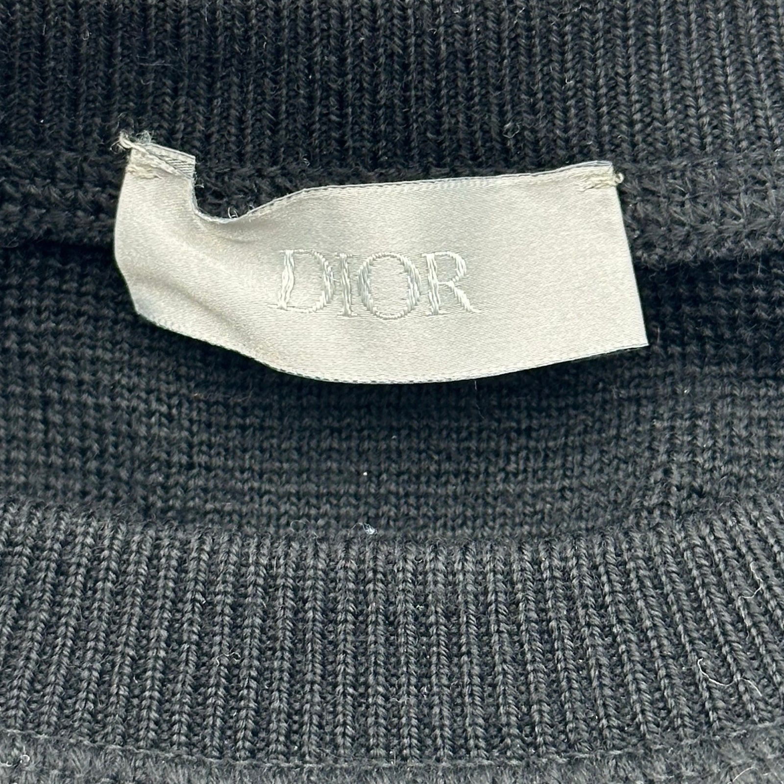 クリスチャン・ディオール Christian Dior オブリーク総柄ニット