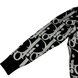 クリスチャン・ディオール Christian Dior オブリーク総柄ニットセーター 113M630AT197 ブラック ウール メンズ セーター
