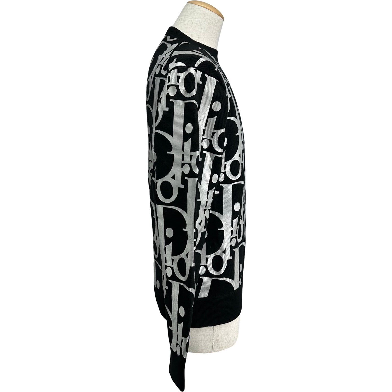 クリスチャン・ディオール Christian Dior オブリーク総柄ニット