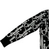 クリスチャン・ディオール Christian Dior オブリーク総柄ニットセーター 113M630AT197 ブラック ウール メンズ セーター