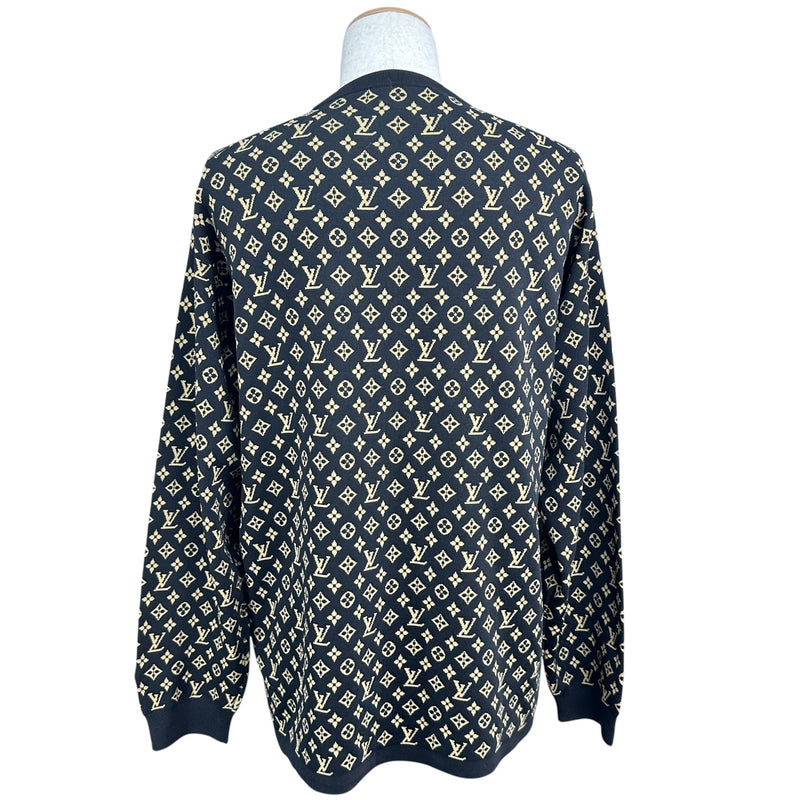 ルイ・ヴィトン LOUIS VUITTON モノグラム総柄ニットセーター FOKL01