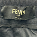 フェンディ FENDI FFライントラップパンツ FB0482 ブラック コットン メンズ パンツ
