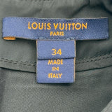ルイ・ヴィトン LOUIS VUITTON ショートスリープドレス FNDR39 ブラック ウール レディース ワンピース