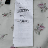 グッチ GUCCI フローラル総柄ボウタイワンピース 482714 アイボリー コットン レディース ワンピース