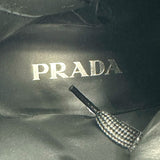 プラダ PRADA RE-NYLON トライアングルロゴショートブーツ ブラック ナイロン レディース ブーツ