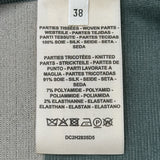 エルメス HERMES ツイルレールシルクトップス 2H2835D% グリーン シルク レディース その他トップス