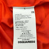 ディースクエアード DSQUARED ロゴプリントTシャツ S74GD0659 オレンジ コットン メンズ 半袖Ｔシャツ