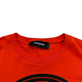 ディースクエアード DSQUARED ロゴプリントTシャツ S74GD0659 オレンジ コットン メンズ 半袖Ｔシャツ