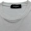 ディースクエアード DSQUARED ロゴプリントTシャツ S71GD0981 ホワイト コットン メンズ 半袖Ｔシャツ
