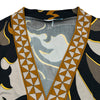 エミリオ・プッチ EMILIO PUCCI 総柄ワンピース 97RG43 ブラック レーヨン レディース ワンピース