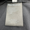 バレンシアガ BALENCIAGA ロゴ総柄プリントシャツ 570805 ブラック コットン メンズ 半袖Ｔシャツ