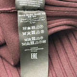 トリーバーチ TORY BURCH リブニットトップス ボルドー コットン レディース その他トップス